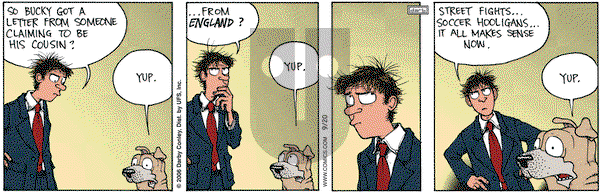 Get Fuzzy on Wednesday September 20, 2006 Comic Strip