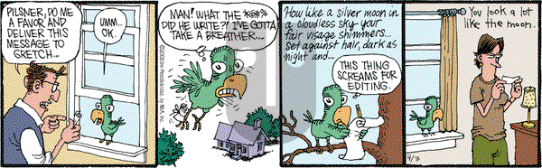 Monty on Friday April 3, 2009 Comic Strip