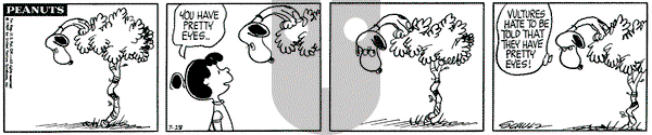 Peanuts on Monday July 28, 1969 Comic Strip