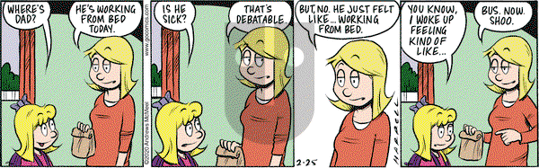 Adam@Home on Tuesday February 25, 2020 Comic Strip