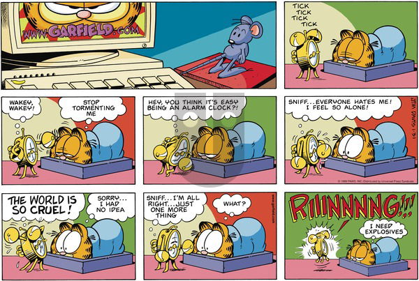 Garfield on Sunday January 31, 1999 Comic Strip