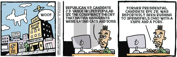 La Cucaracha - Thursday September 26, 2024 Comic Strip