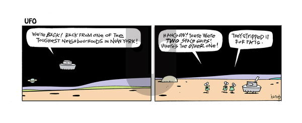 UFO on Saturday March 29, 2025 Comic Strip