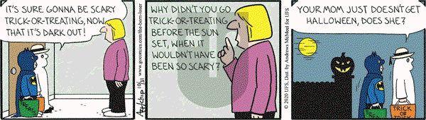 The Born Loser on Saturday October 31, 2020 Comic Strip