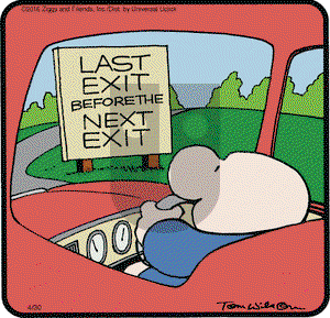 Ziggy on Saturday April 30, 2016 Comic Strip