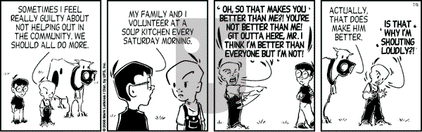 Cow and Boy Classics - Wednesday July 16, 2008 Comic Strip