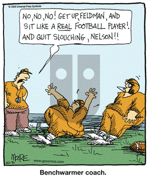In the Bleachers on Friday October 31, 2008 Comic Strip