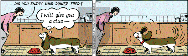 Fred Basset on Friday November 27, 2020 Comic Strip