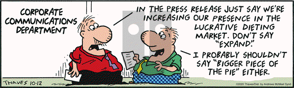 Frank and Ernest on Monday October 12, 2020 Comic Strip