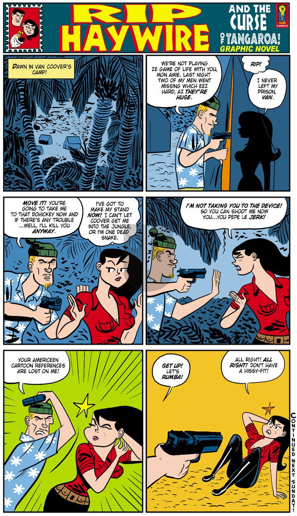 Rip Haywire on Sunday July 20, 2014 Comic Strip