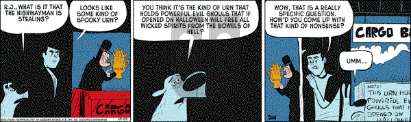 Rip Haywire on Tuesday October 29, 2019 Comic Strip