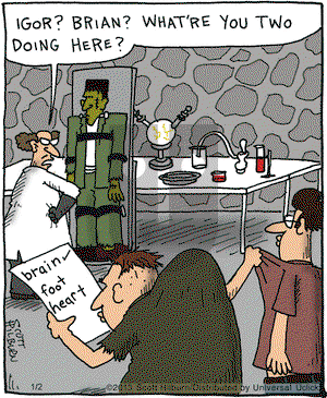 The Argyle Sweater on Wednesday January 2, 2013 Comic Strip
