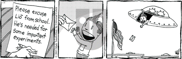 Lio on Friday January 16, 2015 Comic Strip