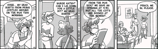 Heart of the City on Tuesday April 9, 2024 Comic Strip