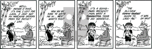 Doonesbury on Monday June 4, 1973 Comic Strip