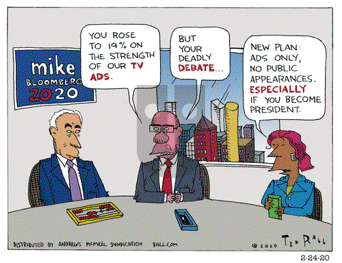Ted Rall on Monday February 24, 2020 Comic Strip