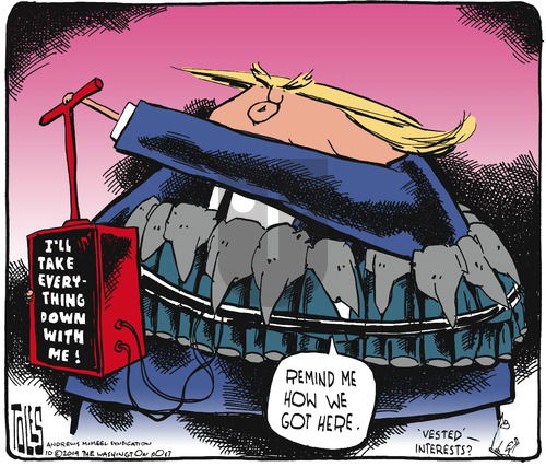 Tom Toles on Sunday October 6, 2019 Comic Strip