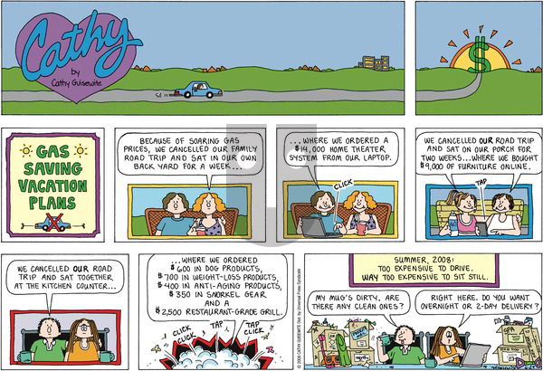 Cathy Classics on Thursday August 7, 2008 Comic Strip