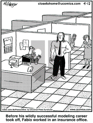 Close to Home on Friday April 12, 2002 Comic Strip