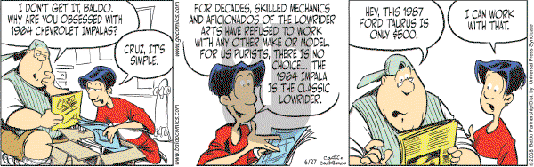 Baldo on Friday June 27, 2008 Comic Strip