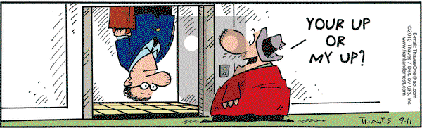 Frank and Ernest on Saturday September 11, 2010 Comic Strip