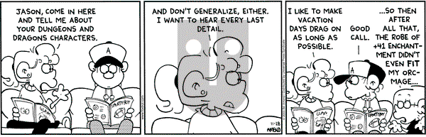 FoxTrot on Friday November 28, 2003 Comic Strip