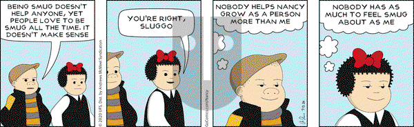 Nancy on Wednesday July 15, 2020 Comic Strip