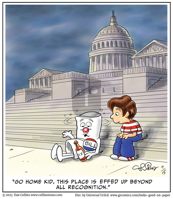 Looks Good on Paper on Tuesday April 15, 2025 Comic Strip