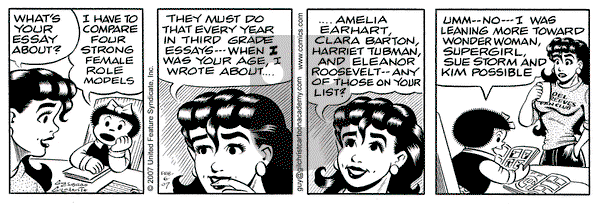 Nancy on Tuesday February 6, 2007 Comic Strip