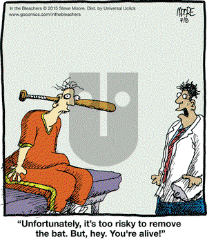 In the Bleachers on Wednesday July 8, 2015 Comic Strip