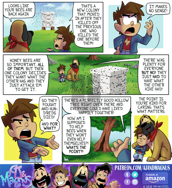 AJ and Magnus on Tuesday April 14, 2020 Comic Strip