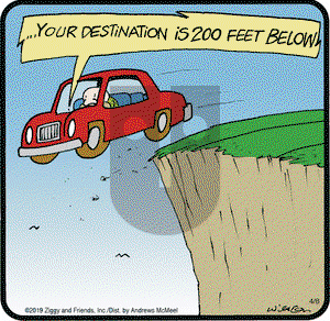 Ziggy on Monday April 8, 2019 Comic Strip