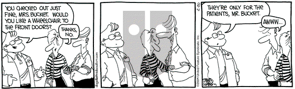 The Buckets on Friday February 20, 2004 Comic Strip