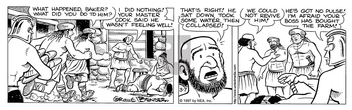 Alley Oop - Friday March 7, 1997 Comic Strip