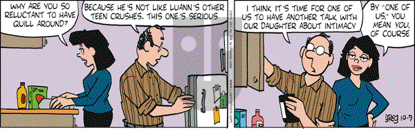 Luann on Wednesday October 9, 2013 Comic Strip