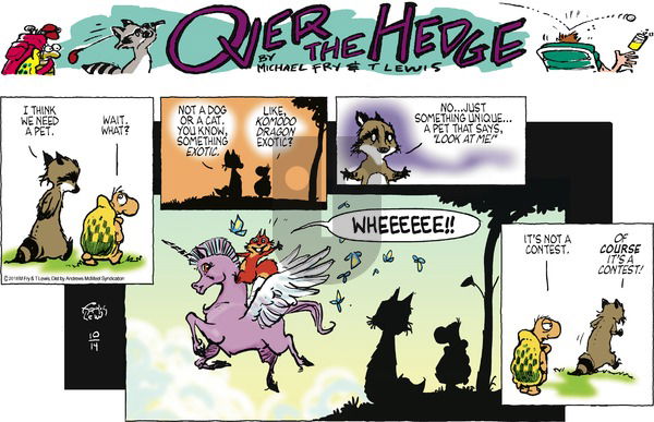 Over the Hedge on Sunday October 14, 2018 Comic Strip