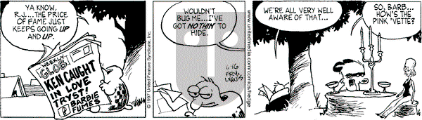 Over the Hedge on Monday June 16, 1997 Comic Strip