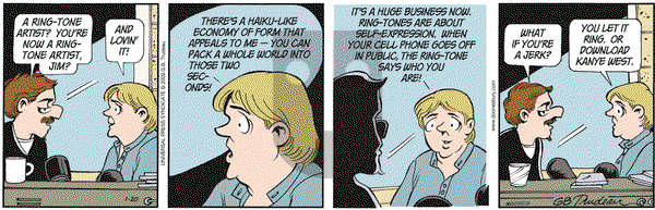 Doonesbury on Tuesday January 20, 2009 Comic Strip