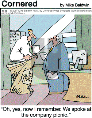 Cornered on Monday June 18, 2007 Comic Strip