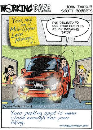 Working Daze on Wednesday February 18, 2009 Comic Strip