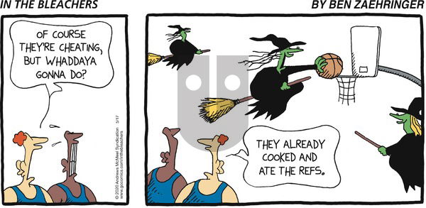 In the Bleachers on Sunday May 17, 2020 Comic Strip