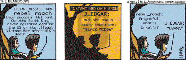 La Cucaracha on Friday September 14, 2007 Comic Strip