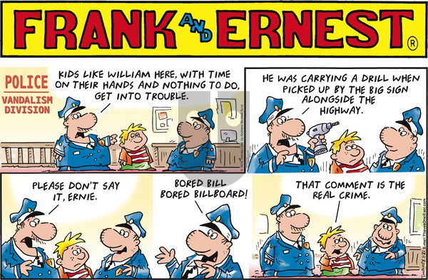 Frank and Ernest on Sunday January 21, 2018 Comic Strip