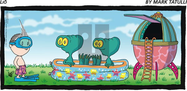 Lio on Sunday August 13, 2017 Comic Strip