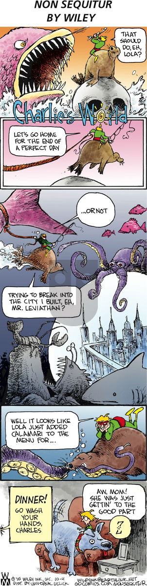 Non Sequitur on Sunday October 4, 2015 Comic Strip