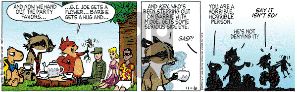 Over the Hedge on Friday November 6, 2015 Comic Strip