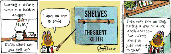 Breaking Cat News on Tuesday January 29, 2019 Comic Strip