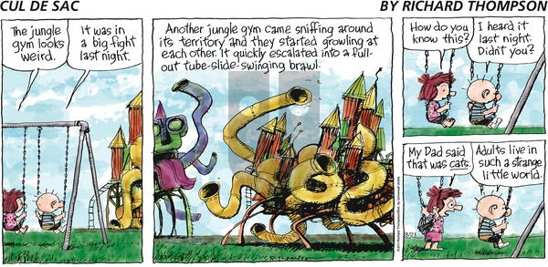 Cul de Sac on Sunday August 21, 2016 Comic Strip