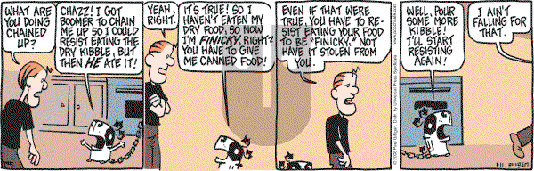 Pooch Cafe on Wednesday January 11, 2006 Comic Strip