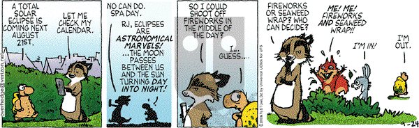 Over the Hedge on Saturday September 24, 2016 Comic Strip